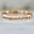 rose gold bamboo band