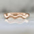 rose gold squiggle band