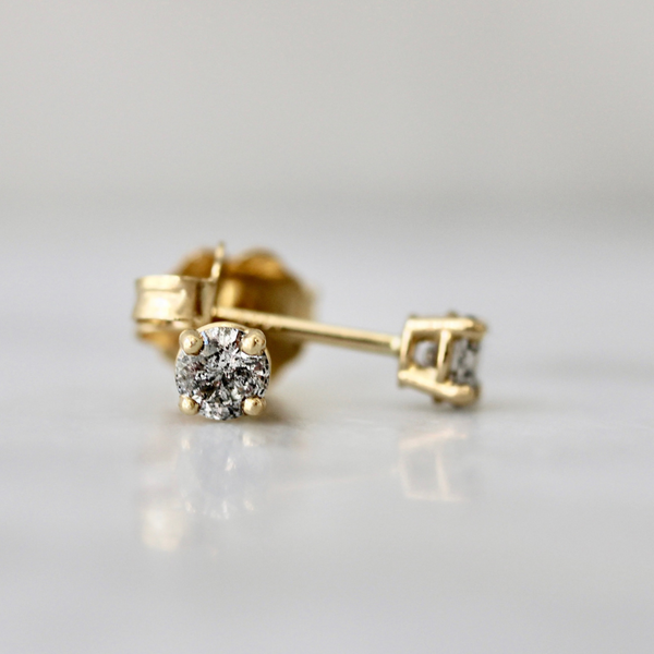 Salt & Pepper Diamond Earrings