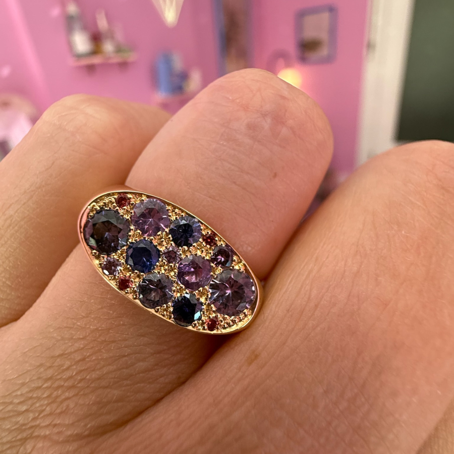 sapphire signet ring