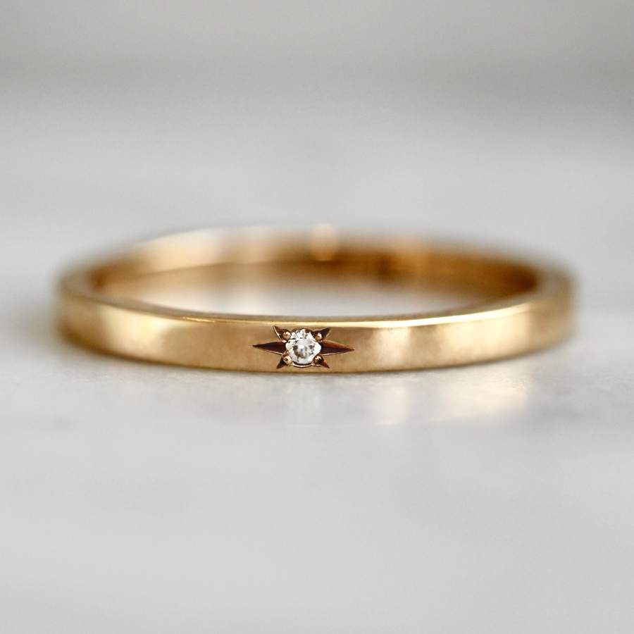 star set diamond band