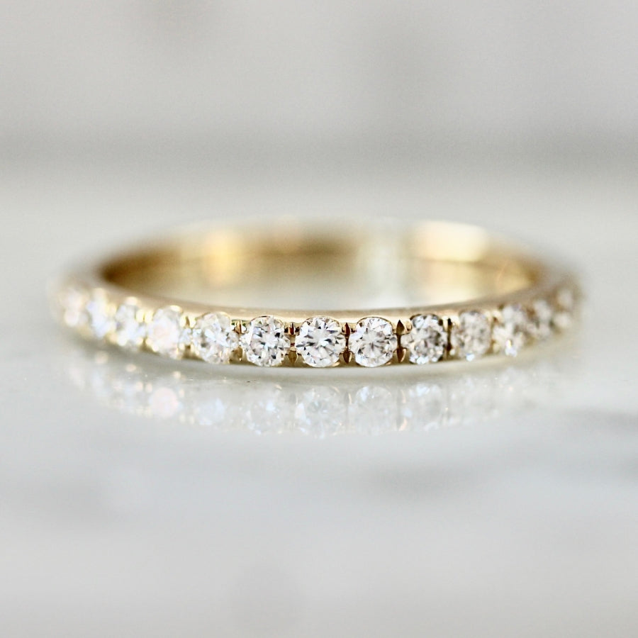 
            white diamond wedding band