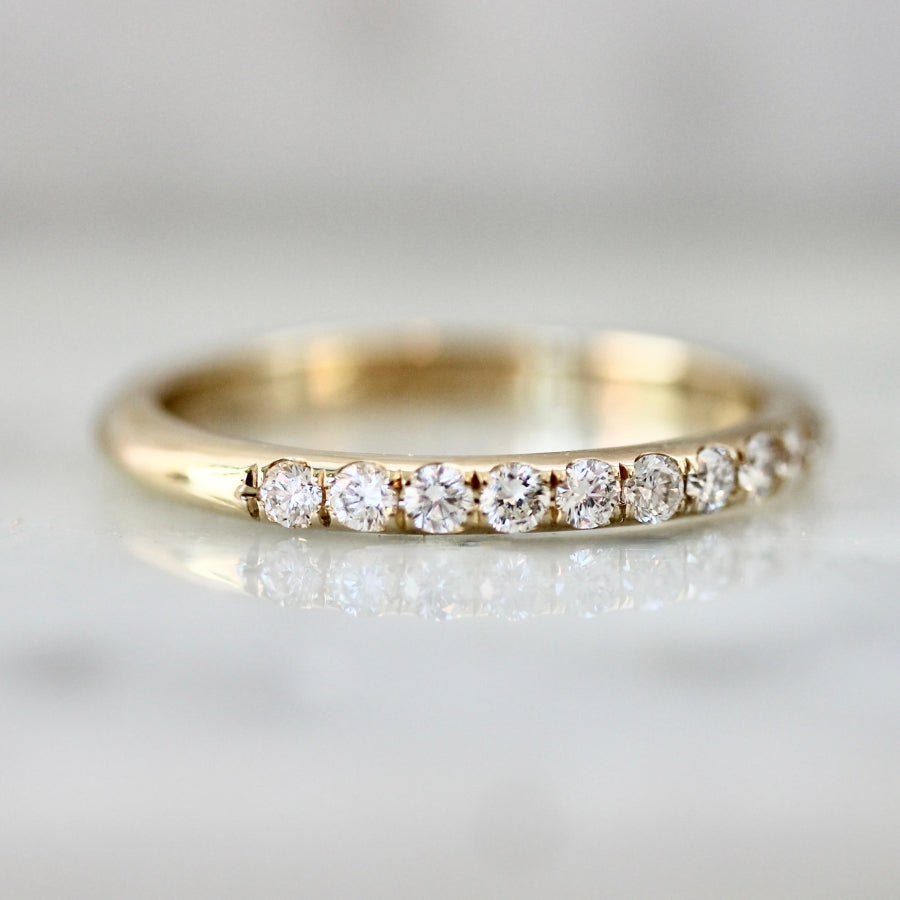 
            white diamond wedding band