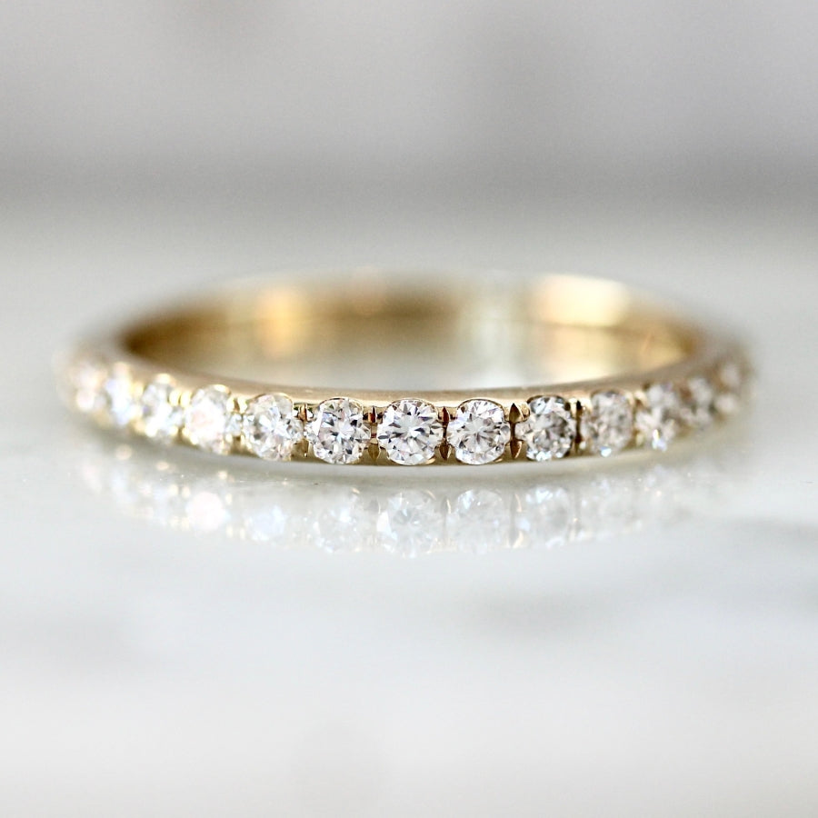 
            white diamond wedding band