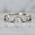 white gold oval diamond wedding band