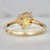 yellow sapphire engagement ring