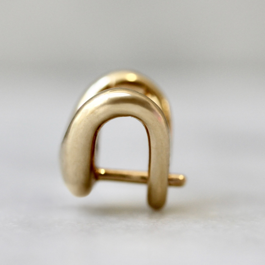 Zaha Plain Gold Huggies