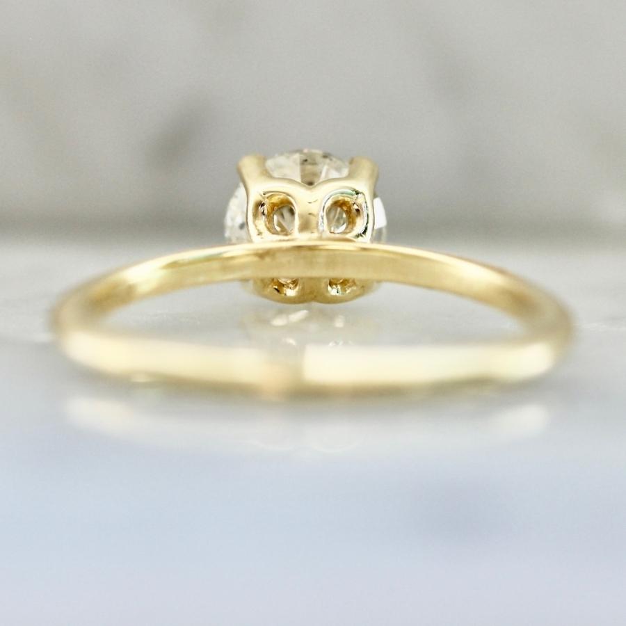 1.08 Carat Bella Icy Salt & Pepper Round Brilliant Cut Diamond Ring