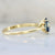 1.48 Carat Mirella Blue Oval Cut Montana Sapphire Ring