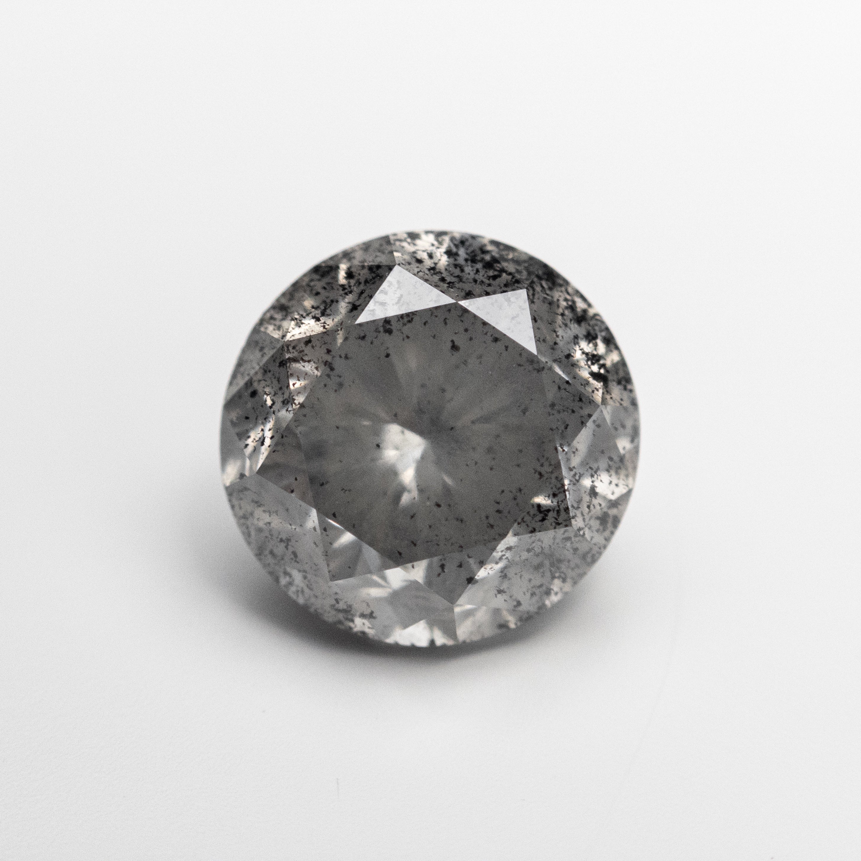 0.38 Ct Natural Loose Diamond, Oval Diamond, Black Diamond, Grey Diamond, good Salt and Pepper Diamond, Antique Diamond, Real Diamond L423