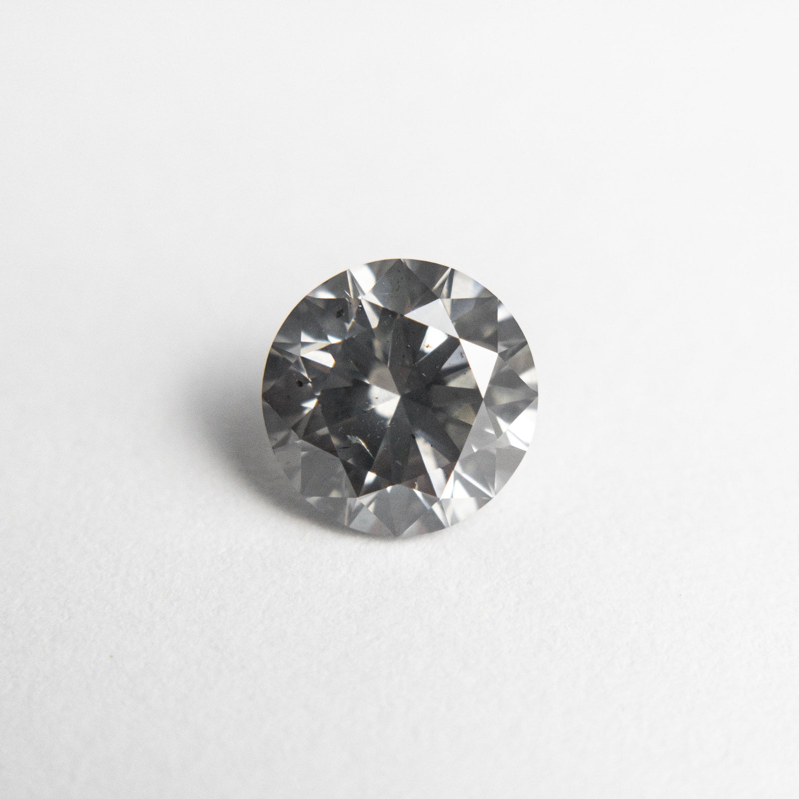 1.04ct 6.39x6.32x4.00mm SI2 Grey Round Brilliant 18463-01 - Misfit Diamonds
