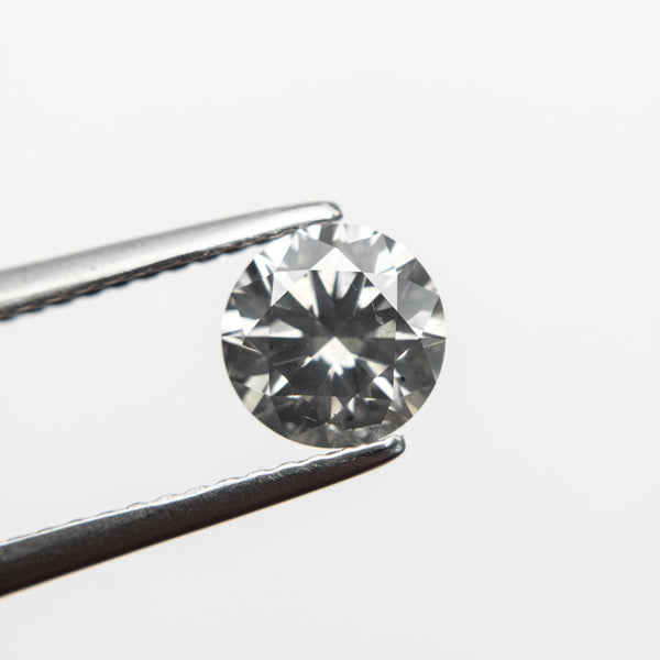 1.04ct 6.39x6.32x4.00mm SI2 Grey Round Brilliant 18463-01 - Misfit Diamonds