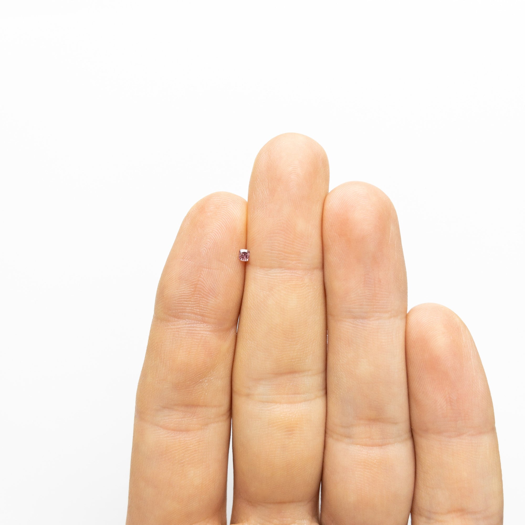 0.07ct 2.36x2.22x1.39mm Argyle Fancy Intense Purple Pink Cushion Brilliant 18680-04 - Misfit Diamonds