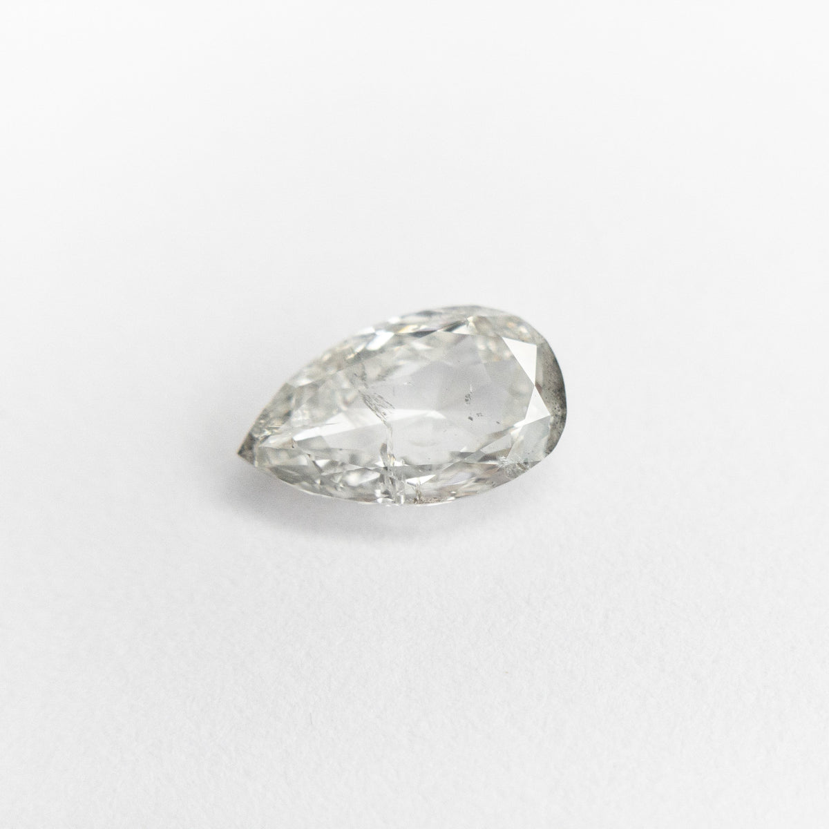 
            0.66ct 7.53x4.46x2.31mm Pear Double Cut 19143-21 - Misfit Diamonds