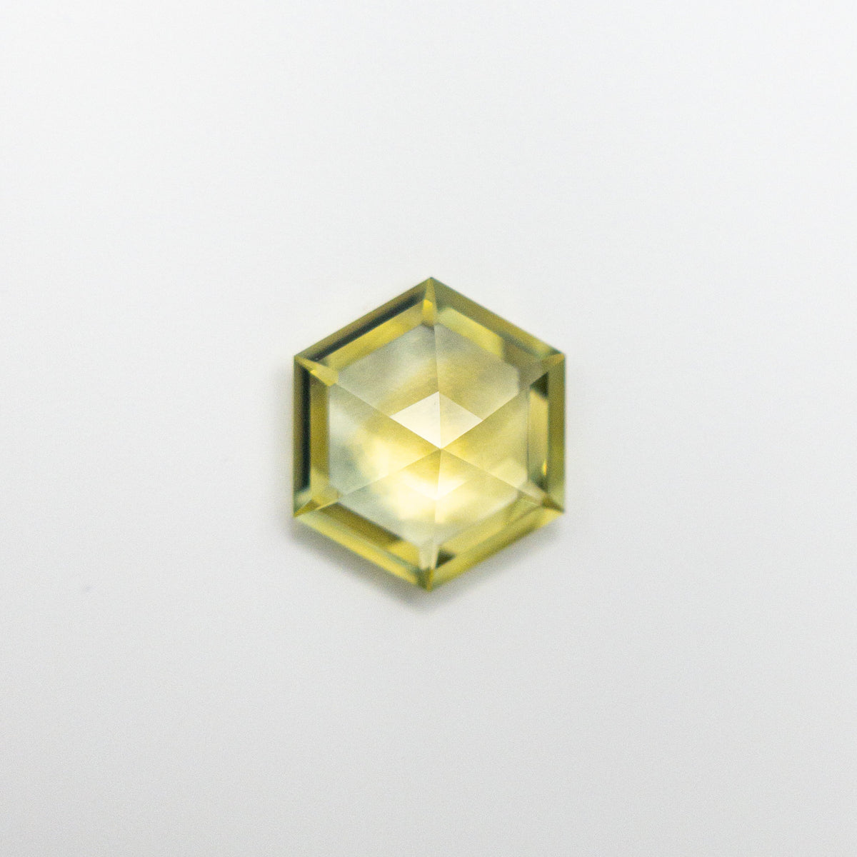 
            0.75ct 6.72x5.84x2.44mm Hexagon Step Cut Sapphire 19874-01