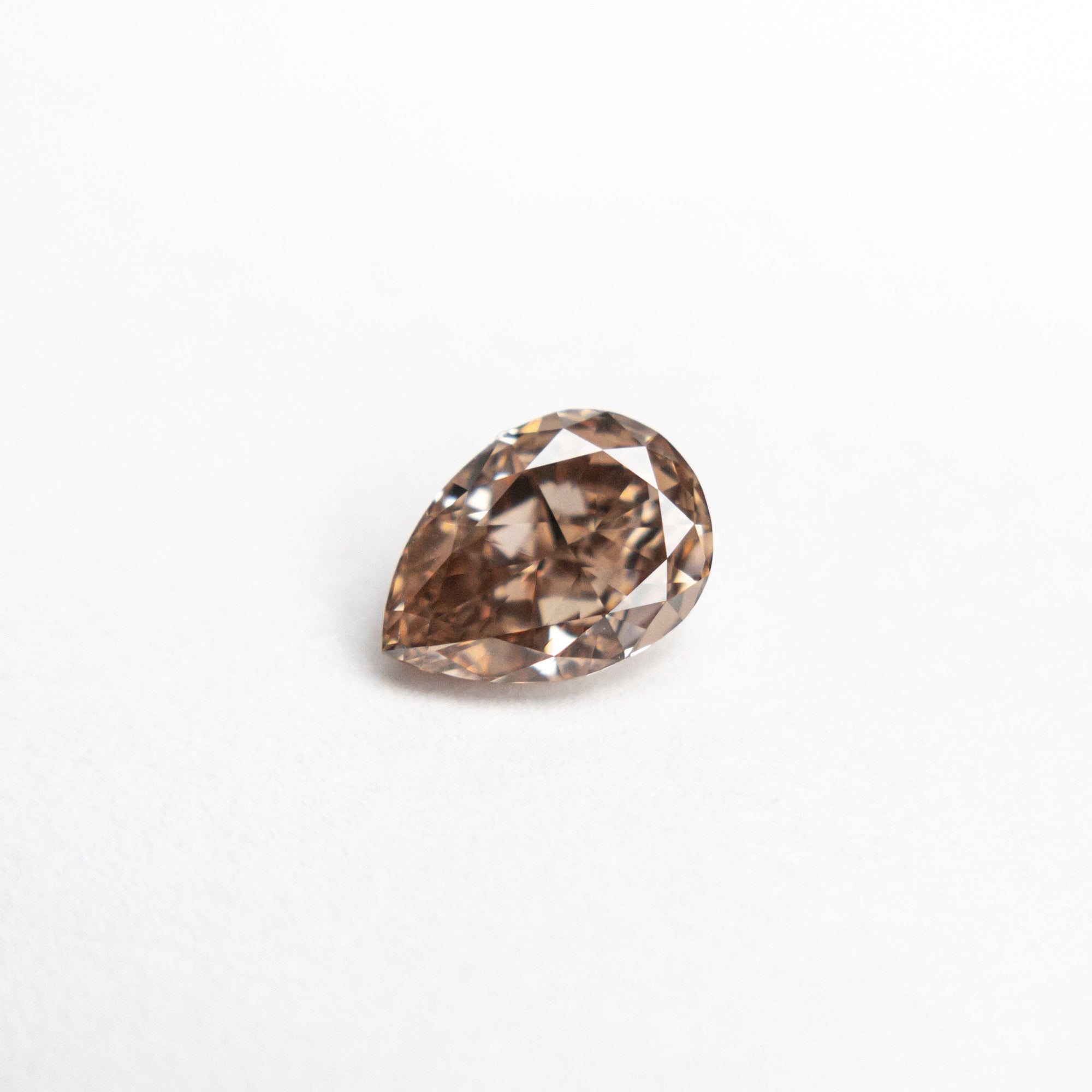 0.50ct 6.12x4.34x2.58mm VS2 Fancy Deep Brownish Pink Pear