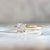 1.24 Carat Stella Salt & Pepper Round Brilliant Cut Diamond Ring