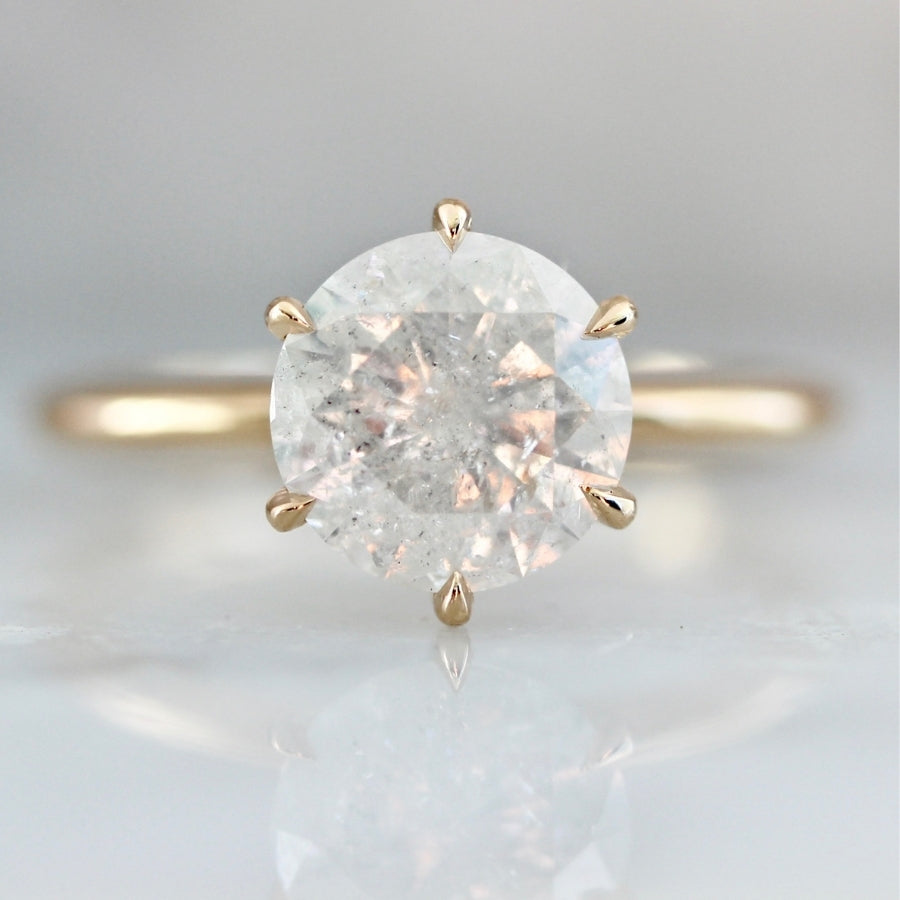 
            Chantilly 2.17 Carat Icey Round Brilliant Cut Diamond Ring
