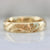 Millennia Engraved Gold Band