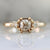 Austen Champagne Cushion Rose Cut Diamond Ring