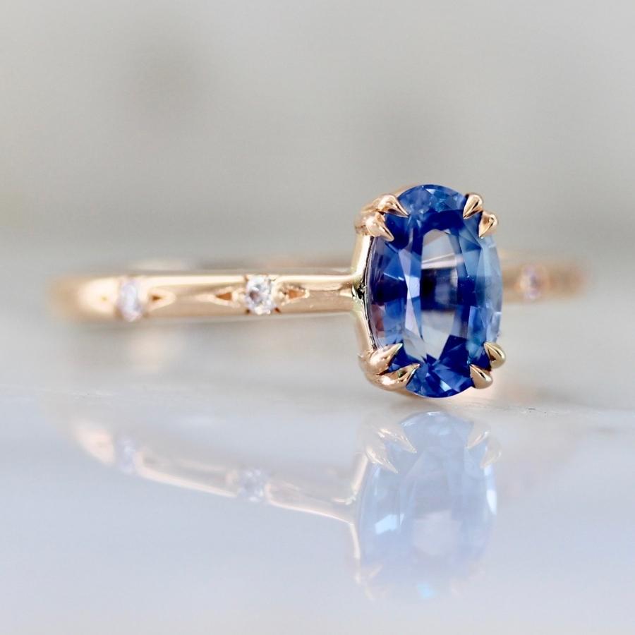 Wonderland Oval Cut Ceylon Sapphire Ring