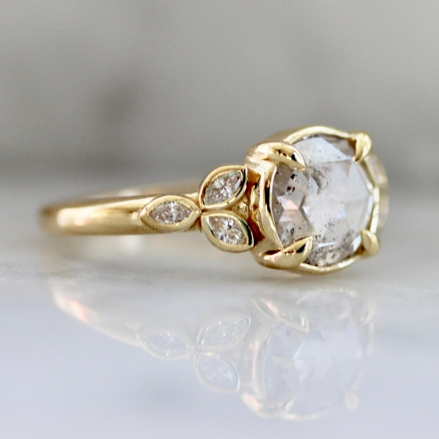 Aisling Round Rose Cut Diamond Ring