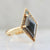Gamma Rustic Grey Kite Rose Cut Diamond Ring