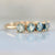 Soothsayer Blue Ombré Round Brilliant Cut Sapphire Band