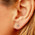 .90 Carats Total Round Cut Light Teal Montana Sapphire Earrings