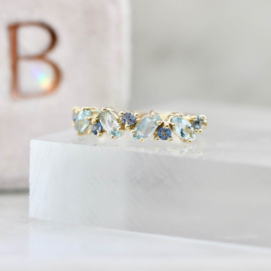 Looking Glass Sapphire & Topaz Medley Band