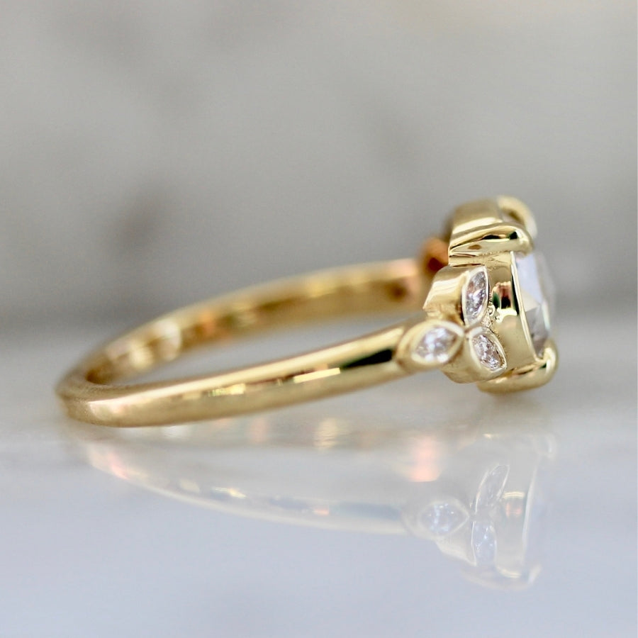 Aisling Round Rose Cut Diamond Ring