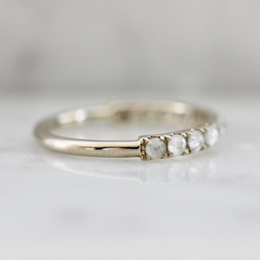 Keats Icy Rose Cut Diamond Band