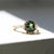 Lola Green Cushion Cut Sapphire Ring