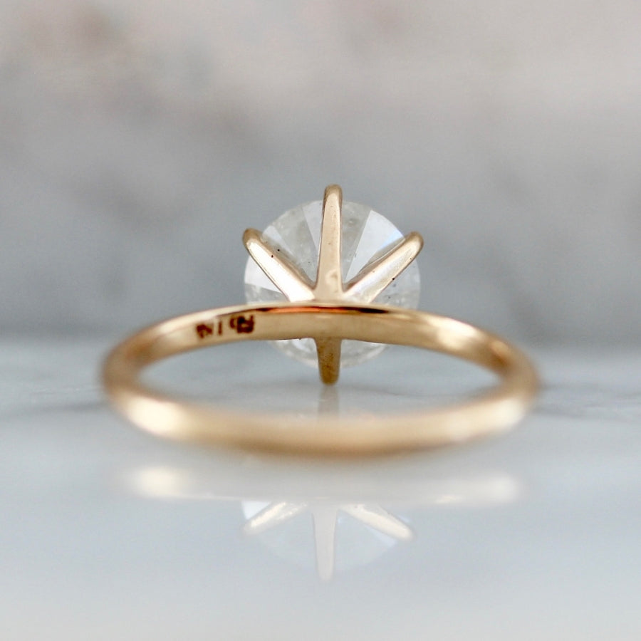 Chantilly 2.17 Carat Icey Round Brilliant Cut Diamond Ring