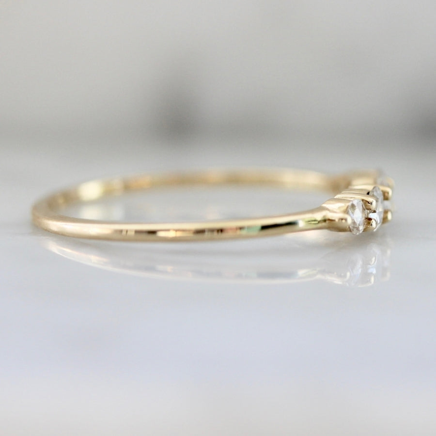 Belle du Jour White Rose Cut Diamond Ring