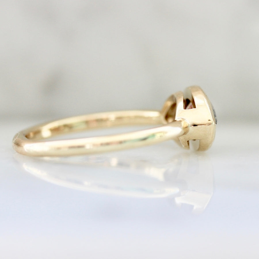 Kismet Salt & Pepper Marquise Cut Diamond Ring