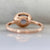 Leia Lavender Oval Cut Spinel Ring in Rose Gold