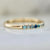 Funfetti Blue Round Brilliant Cut Gemstone Medley Band