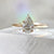 Stardust Salt & Pepper Pear Cut Diamond Ring