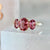 Oval the Moon Pink Tourmaline Ring