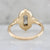 Marisol Salt & Pepper Oval Rose Cut Diamond Ring