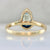 Tempest Bi-Color Blue-Yellow Shield Cut Sapphire Ring