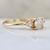 Sophie Icey Diamond Three Stone Ring in Yellow Gold