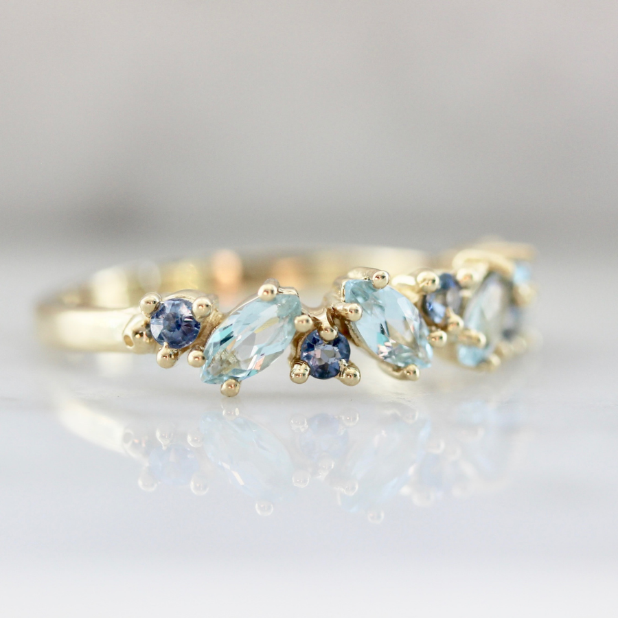 Looking Glass Sapphire & Topaz Medley Band