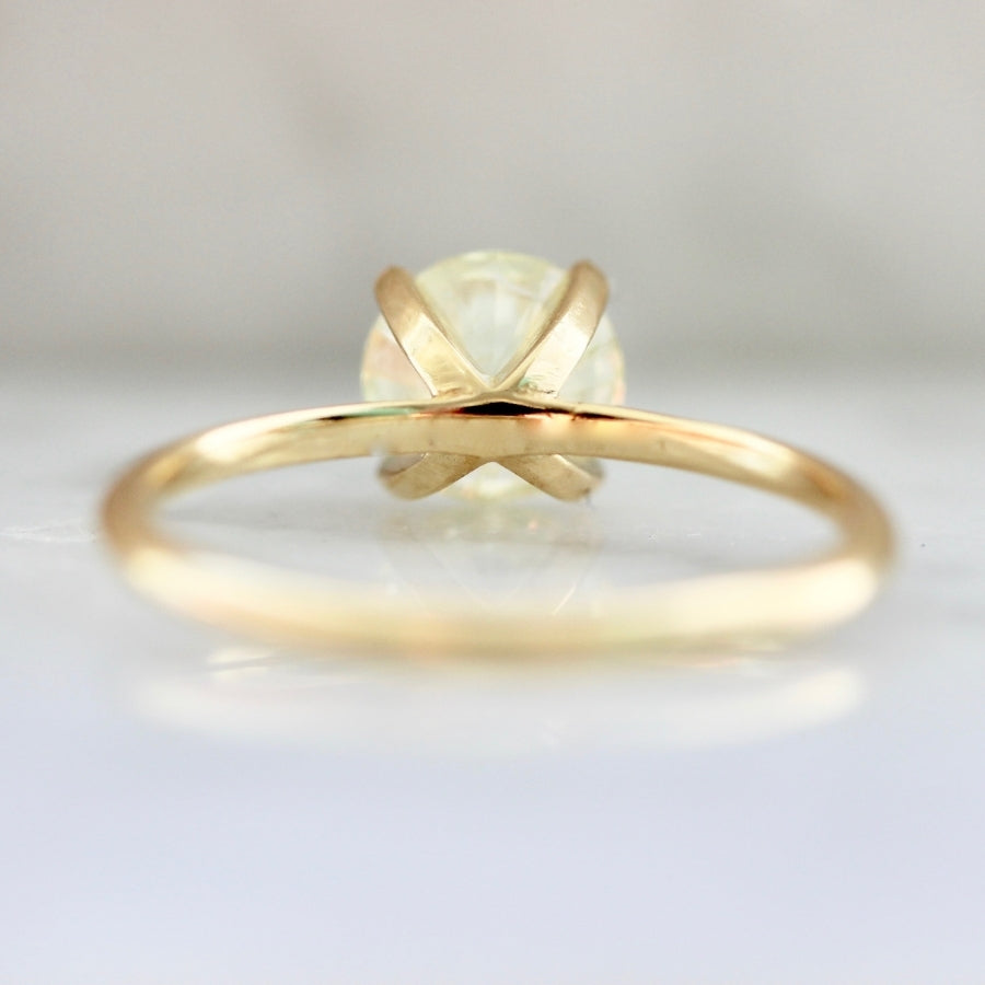 
            New Dawn Yellow Round Brilliant Cut Diamond Ring