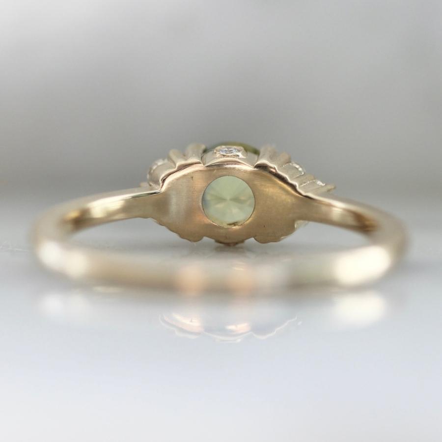 Fair Lady Round Brilliant Cut Parti Sapphire Ring