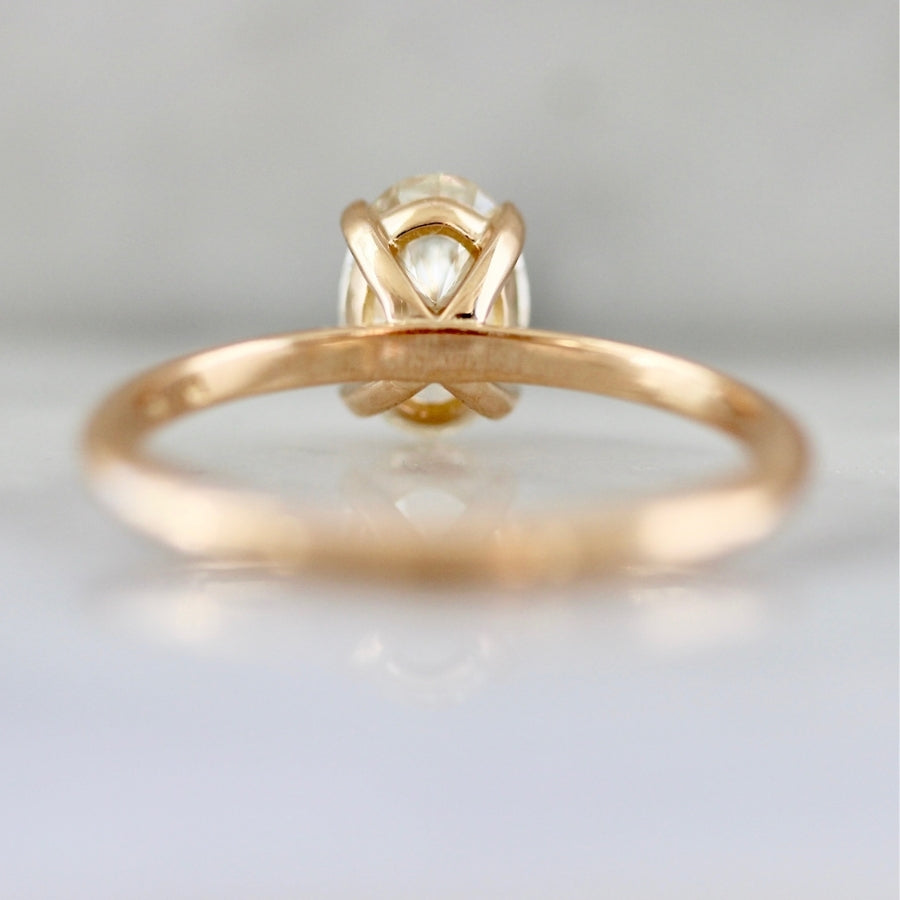 Reims Champagne Oval Cut Diamond Ring