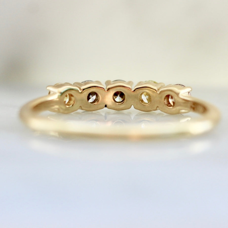 Terra Moon Round Brilliant Cut Diamond Medley Band