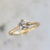 Sabine Salt & Pepper Round Cut Diamond Ring in Yellow Gold