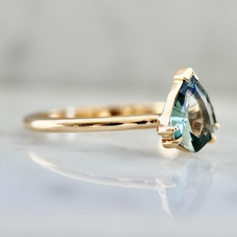 
            Trinity Geo Pear Cut Sapphire Ring